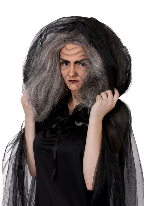 Ashen witch wig
